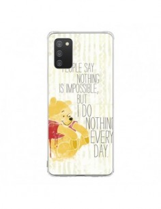 Coque Samsung A02S Winnie I do nothing every day - Sara...