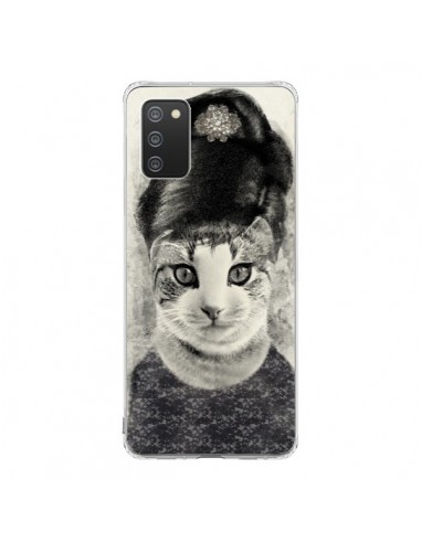 Coque Samsung A02S Audrey Cat Chat - Tipsy Eyes