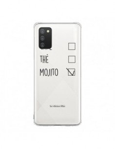 Coque Samsung A02S Café, Thé et Mojito Transparente - Les...