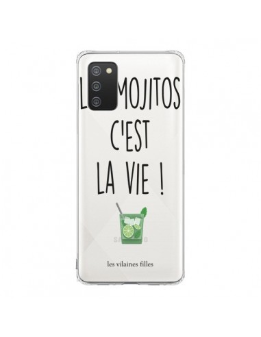 Coque Samsung A02S Les Mojitos, c'est la vie Transparente - Les Vilaines Filles