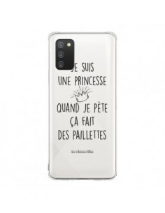 Coque Samsung A02S Je suis une princesse quand je pète ça...
