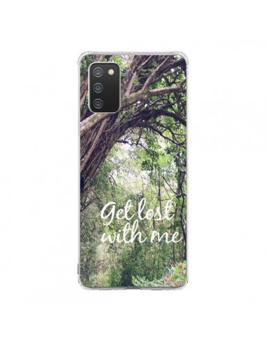 Coque Samsung A02S Get lost with him Paysage Foret Palmiers - Tara Yarte