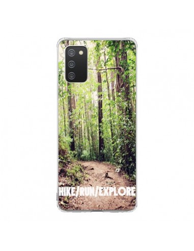 Coque Samsung A02S Hike Run Explore Paysage Foret - Tara Yarte