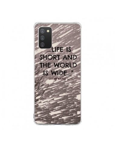 Coque Samsung A02S Life is short Foret - Tara Yarte