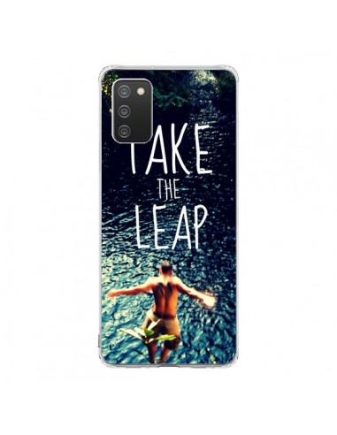 Coque Samsung A02S Take the leap Saut - Tara Yarte