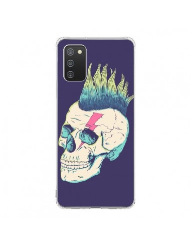 Coque Samsung A02S Tête de mort Punk - Victor Vercesi