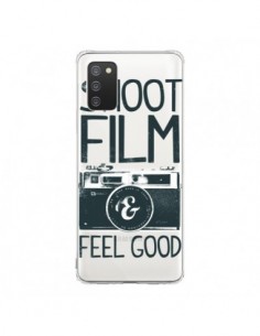 Coque Samsung A02S Shoot Film and Feel Good Transparente...