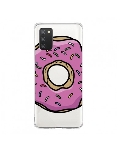 Coque Samsung A02S Donuts Rose Transparente - Yohan B.