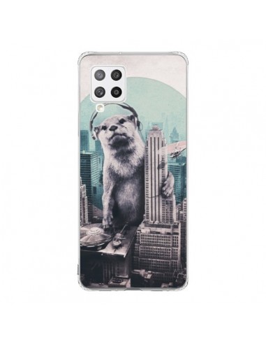 Coque Samsung A42 Loutre Dj New York - Ali Gulec