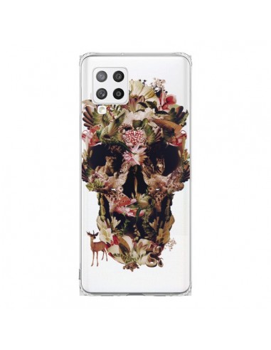 Coque Samsung A42 Jungle Skull Tête de Mort Transparente - Ali Gulec