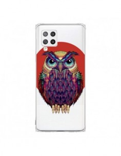 Coque Samsung A42 Chouette Hibou Owl Transparente - Ali...