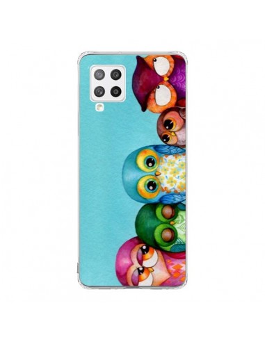 Coque Samsung A42 Famille Chouettes - Annya Kai