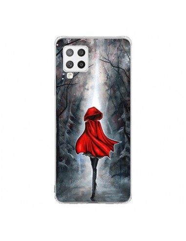 Coque Samsung A42 Le Petit Chaperon Rouge Bois - Annya Kai