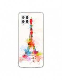 Coque Samsung A42 Paris Tour Eiffel Muticolore - Asano...