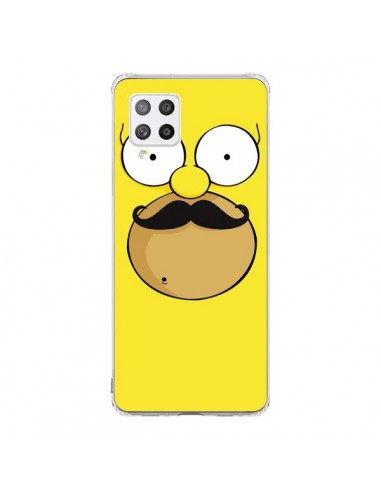 Coque Samsung A42 Homer Movember Moustache Simpsons - Bertrand Carriere