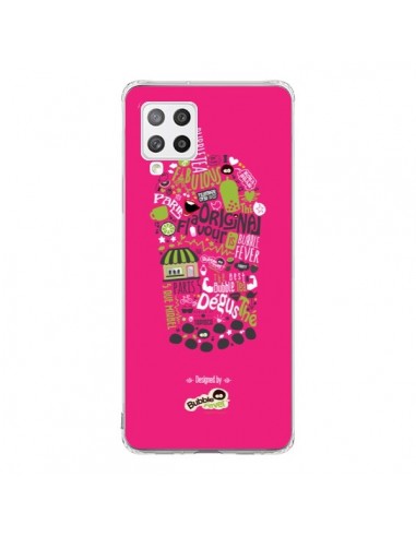 Coque Samsung A42 Bubble Fever Original Flavour Rose - Bubble Fever