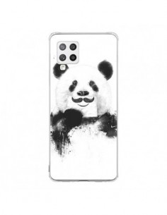 Coque Samsung A42 Funny Panda Moustache Movember - Balazs...