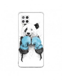 Coque Samsung A42 Winner Panda Boxeur - Balazs Solti