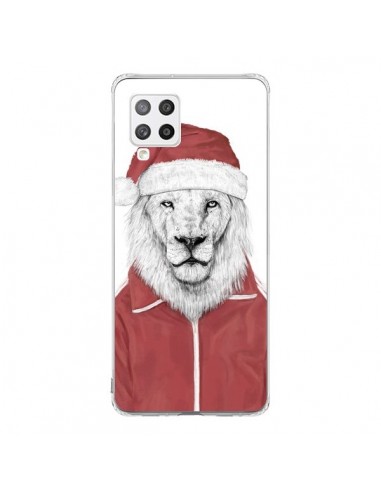 Coque Samsung A42 Santa Lion Père Noel - Balazs Solti