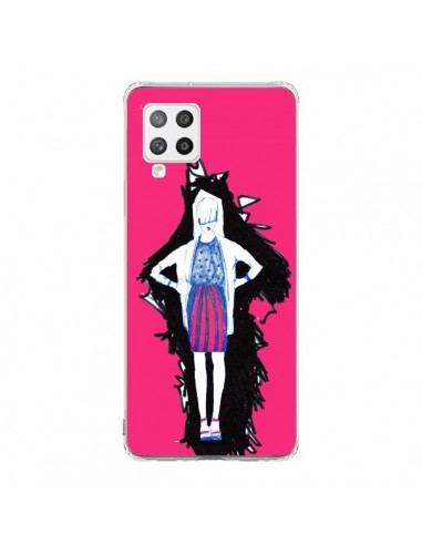 Coque Samsung A42 Lola Femme Fashion Mode Rose - Cécile