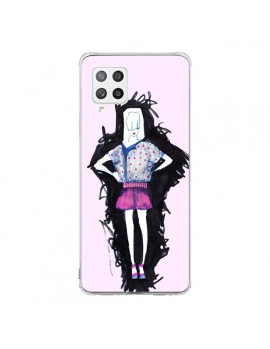 Coque Samsung A42 Valentine Femme Fashion Mode Rose Clair - Cécile