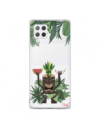 Coque Samsung A42 Tiki Thailande Jungle Bois Transparente - Chapo