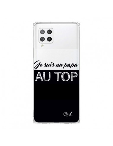 Coque Samsung A42 Je suis un Papa au Top Transparente - Chapo