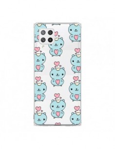 Coque Samsung A42 Hamster Love Amour Transparente -...