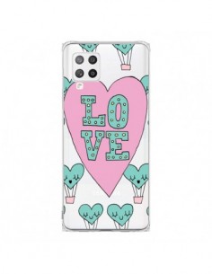 Coque Samsung A42 Love Nuage Montgolfier Transparente -...