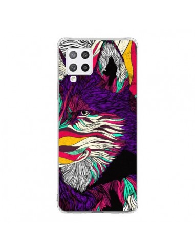 Coque Samsung A42 Color Husky Chien Loup - Danny Ivan