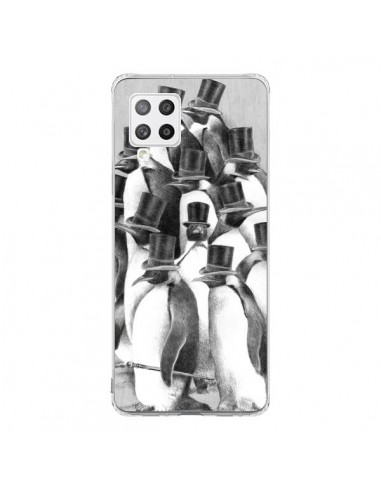 Coque Samsung A42 Pingouins Gentlemen - Eric Fan