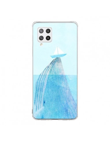 Coque Samsung A42 Baleine Whale Bateau Mer - Eric Fan