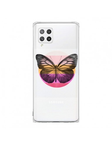 Coque Samsung A42 Papillon Butterfly Transparente - Eric Fan
