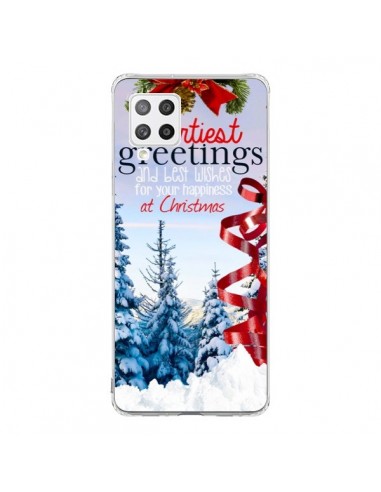 Coque Samsung A42 Voeux Joyeux Noël - Eleaxart