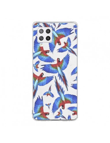 Coque Samsung A42 Perroquets Parrot - Eleaxart