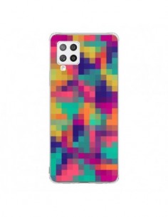 Coque Samsung A42 Exotic Mosaic Pixels Azteque - Eleaxart