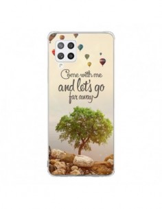 Coque Samsung A42 Let's Go Far Away Ballons - Eleaxart