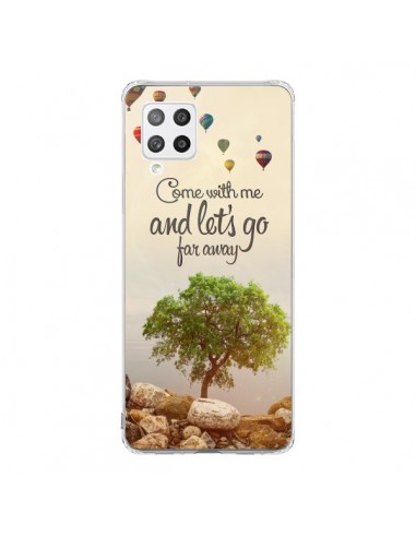 Coque Samsung A42 Let's Go Far Away Ballons - Eleaxart