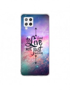 Coque Samsung A42 I want to live Je veux vivre - Eleaxart