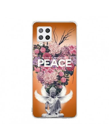 Coque Samsung A42 Peace Fleurs Buddha - Eleaxart