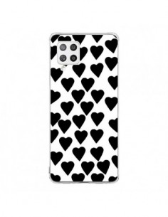 Coque Samsung A42 Coeur Noir - Project M