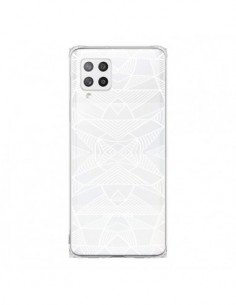 Coque Samsung A42 Lignes Miroir Grilles Triangles Grid...