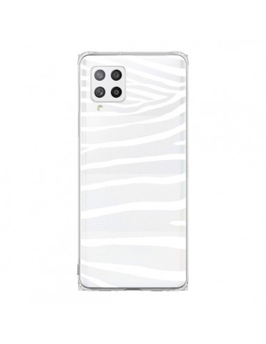 Coque Samsung A42 Zebre Zebra Blanc Transparente - Project M