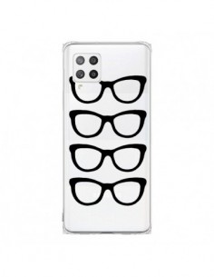 Coque Samsung A42 Sunglasses Lunettes Soleil Noir...