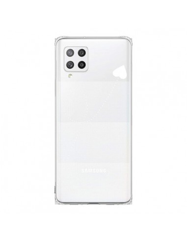 Coque Samsung A42 Travel to your Heart Blanc Voyage Coeur Transparente - Project M