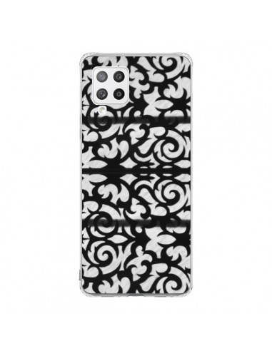 Coque Samsung A42 Abstrait Noir et Blanc - Irene Sneddon