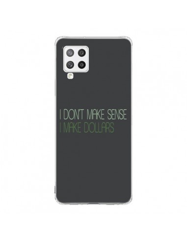 Coque Samsung A42 I don't make sense, I make Dollars, gris - Shop Gasoline