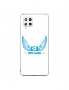 Coque Samsung A42 CEO Chief Encouraging Officer Bleu -...