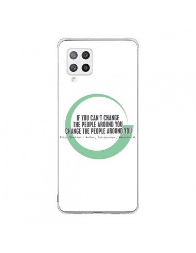Coque Samsung A42 Peter Shankman, Changing People - Shop Gasoline