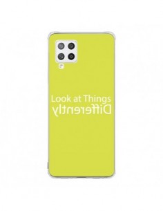 Coque Samsung A42 Look at Different Things Yellow - Shop...